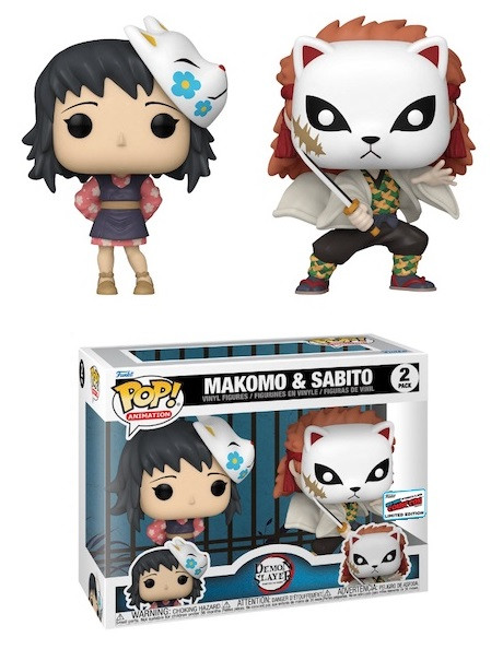 View the Demon Slayer 2-pack Pop! Makomo & Pop! Sabito as though you're  seated in VIP! What is your favorite detail of this NYCC 2023…