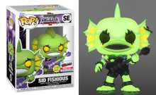 2023 NYCC Funko POP! Heavy Metal Halloween: Glow In The Dark Sid Fishious Exclusive Vinyl Figure - LE 1000pcs - NYCC Sticker - Damaged Box Paint Flaw