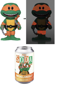 *FLASH SALE* Funko Soda Teenage Mutant Ninja Turtles (Mutant Mayhem): Michelangelo Vinyl Figure - 1/6 Chase Variant  - Low Inventory!