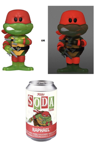 Funko Soda Teenage Mutant Ninja Turtles (Mutant Mayhem): Raphael Vinyl Figure - 1/6 Chase Variant - Low Inventory!