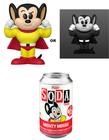 *Bulk* Funko Soda Animation: Mighty Mouse Vinyl Figure - 1/6 Chase Variant - Case Of 6 Figures - Low Inventory!