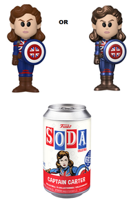 *FLASH SALE* *Bulk* Funko Soda Marvel What If...?: Captain Carter Vinyl Figure - 1/6 Chase Variant - Case Of 6 Figures - Low Inventory!