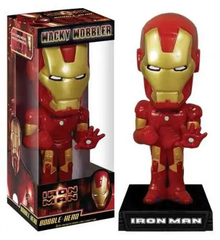 Funko Marvel: Iron Man Wacky Wobbler Bobblehead - Damaged Box / Paint Flaw