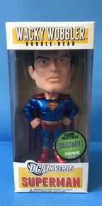 Funko DC Universe: Superman Metallic Wacky Wobbler - Gemini Collectibles Exclusive