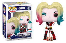 2023 NYCC Funko POP! DC Comics Heroes WB100: Harley Quinn Exclusive Vinyl Figure - NYCC Sticker - Damaged Box - Paint Flaw