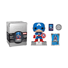 2023 NYCC Funko POP! Marvel 25th Anniversary: Captain America Exclusive Collector's Case - Fall Convention Sticker