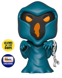 Funko POP! Animation Scooby Doo: Glow In The Dark Phantom Shadow Gemini Collectibles Exclusive Vinyl Figure - Damaged Box Paint Flaw