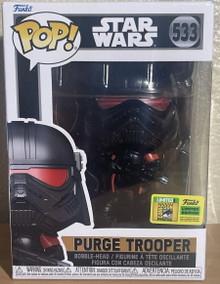 2022 SDCC Funko POP! Star Wars Kenobi: Purge Trooper Exclusive Vinyl Figure - 2022 SDCC Sticker - Low Inventory
