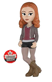 2018 Canadian Convention Funko Rock Candy Doctor Who: Amy Pond Exclusive Vinyl Figure  - Damaged Box / Paint Flaw