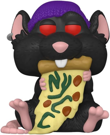 2023 NYCC Funko POP! Icons: Pizza Rat Exclusive Vinyl Figure - Fall Convention Shared Sticker - Damaged Box / Paint Flaw
