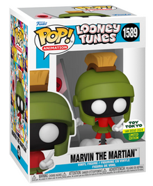 2024 SDCC Funko POP! Animation Looney Tunes: Marvin The Martian Toy Tokyo Exclusive Vinyl Figure - Toy Tokyo Sticker - Clearance - Low Inventory!