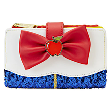 *FLASH SALE* Loungefly Disney Snow White Sequin Series Flap Wallet - Clearance - Low Inventory!