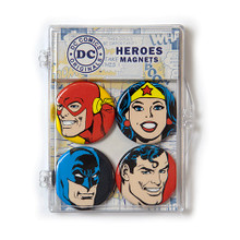 The Coop™ DC Comics: Heroes 4pc Magnet Set