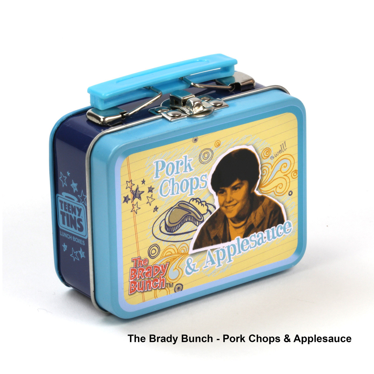 The Coop Teeny Tins Retro Tv The Brady Bunch Porkchops Applesauce Collectible Tin Gemini Collectibles Pork chops and applesauce a great combo, and the phrase always conjures up that brady bunch. the coop teeny tins retro tv the brady bunch porkchops applesauce collectible tin