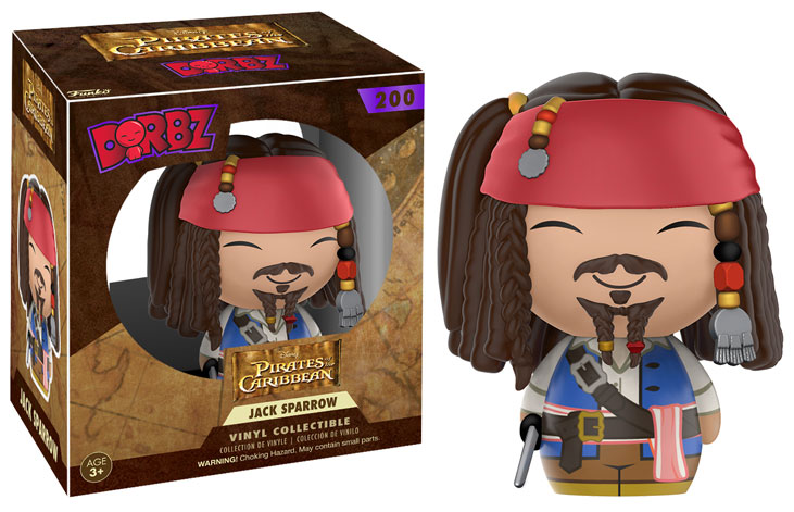 Funko Dorbz Disney Pirates Of The Caribbean: Captain Jack Sparrow Vinyl  Figure - Gemini Collectibles