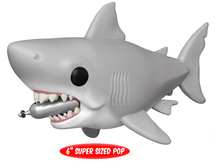 Funko POP! Movies Jaws: Great White Shark With Diving Tank 6 Inch Vinyl Figure - Damaged Box