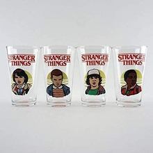 Loungefly Stranger Things: Characters (Version 1) 4pc Pint Glass Set