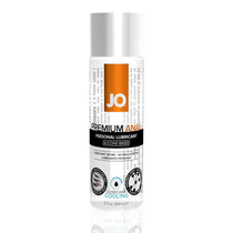 JO Premium Anal Cooling Silicone-Based Lubricant 2 oz.