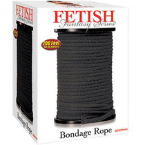 Pipedream Fetish Fantasy Series Bondage Rope 61 m / 200 ft. Black