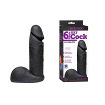 Vac-U-Lock - ULTRASKYN 6in Realistic Cock CODEBLACK