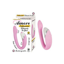 Amore Enhanced Ultimate G-Spot 12 Function Dual Motor Silicone Waterproof   Pink