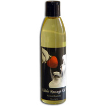 Earthly Body Edible Massage Oil Succulent Strawberry 8oz