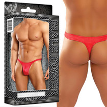 Male Power Satin Lycra Bong Thong S/M Underwear