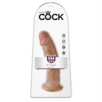 Pipedream King Cock 9 in. Cock Realistic Dildo With Suction Cup Tan