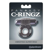 Pipedream Fantasy C-Ringz Vibrating Super Ring With Bullet Black