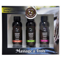 Earthly Body Gift Set Massage A Trois: Isle of You, Skinny Dip, Naked in the Woods