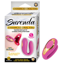 Surenda Enhanced Oral Vibe Enhanced 5 Function Silicone USB Rechargeable Waterproof Pink