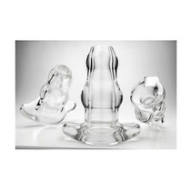 Double Tunnel Plug - Clear - X-Large