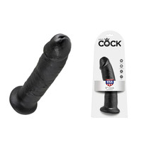 Pipedream King Cock 9 in. Cock Realistic Dildo With Suction Cup Black