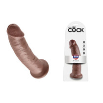 Pipedream King Cock 9 in. Cock Realistic Dildo With Suction Cup Brown