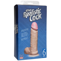 The Realistic Cock - 6 Inch White