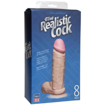 The Realistic Cock - 8 Inch White