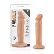 Blush Dr. Skin Dr. Small Realistic 6 in. Dildo with Suction Cup Tan