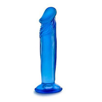 Blush B Yours Sweet n' Small 6 in. Dildo with Suction Cup Blue