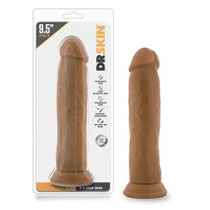 Blush Dr. Skin Realistic 9.5 in. Dildo with Suction Cup Tan