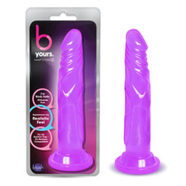 Blush B Yours Sweet 'n Hard 5 Realistic 7.5 in. Dildo with Suction Cup Purple