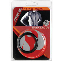 Spartacus Metal Cock Rings (2 Rings/Black)