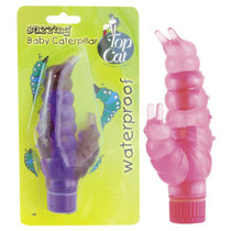 Buzzing Baby Caterpillar Waterproof Vibrator (Purple)
