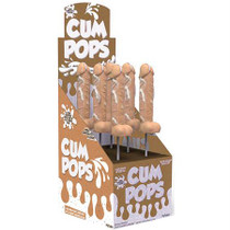 Cum Cock Pops Milk Chocolate Flavored Dp 6pcs/per