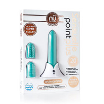 Nu Sensuelle Point Plus Bullet with Sleeves Tiffany Blue