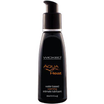 Wicked Aqua Heat Water-Based Warming Lubricant 4 oz.