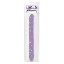 Pipedream Basix Rubber Works 16 in. Double Dong Purple