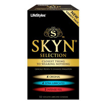 LifeStyles SKYN Selection Non Latex Condoms (10 pack)