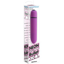 Pipedream Neon Luv Touch Bullet XL Vibrator Purple