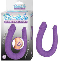 Seduce Me Curved Double Dong Purple