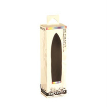 Evolved On The Spot Light-Up Rechargeable Silicone Bullet Vibrator Black